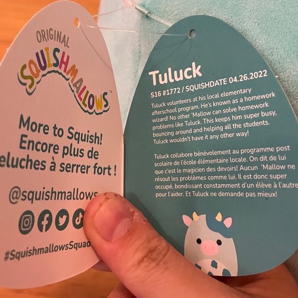 🐮NWT Ultra Rare Tuluck Squishmallow🐮 - Picture 2 of 4